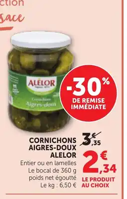 Bi1 ALELOR Cornichons aigres-doux offre
