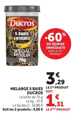 Bi1 DUCROS Melange 5 baies offre