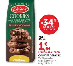Bi1 DELACRE Cookies offre
