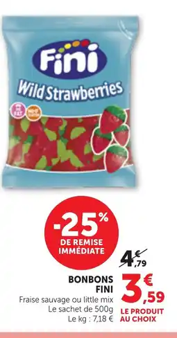 Bi1 FINI Bonbons offre