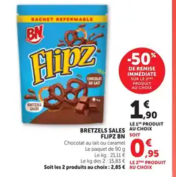 Bi1 BN Bretzels sales flipz offre