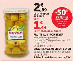 Bi1 BEYER Fruits au sirop offre