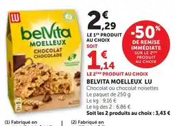 Bi1 LU Belvita moelleux offre