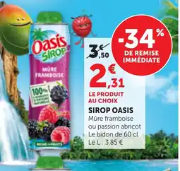 Bi1 OASIS Sirop offre