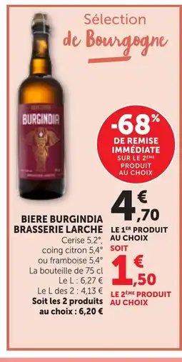 Bi1 Biere burgindia brasserie larche offre