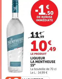 Bi1 LA MENTHEUSE 15° Liqueur offre