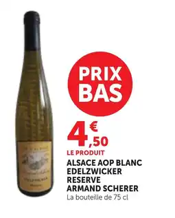 Bi1 ARMAND SCHERER Alsace aop blanc edelzwicker reserve offre