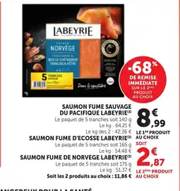 Bi1 LABEYRIE Saumon fume sauvage du pacifique offre