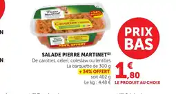 Bi1 PIERRE MARTINET Salade offre