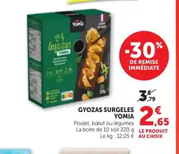 Bi1 YOMIA Gyozas surgeles offre
