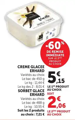 Bi1 ERHARD Creme glacee offre