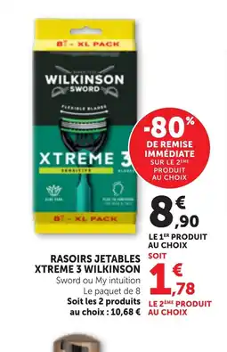 Bi1 WILKINSON Rasoirs jetables xtreme 3 offre