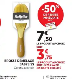 Bi1 BABYLISS Brosse demelage offre