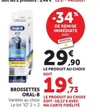 Bi1 ORAL B Brossettes offre