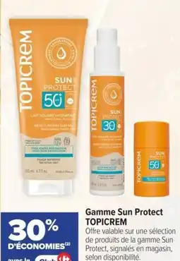 Carrefour Gamme sun protect topicrem offre