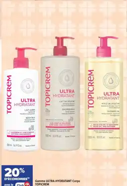 Carrefour Gamme ultra-hydratant corps topicrem offre