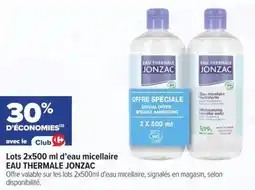 Carrefour Eau thermale jonzac offre