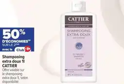 Carrefour Shampooing extra doux CATTIER offre