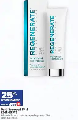Carrefour Dentifrice expert regenerate offre