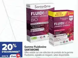 Carrefour Gamme Fluidiveine SANTAROME offre