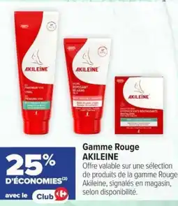 Carrefour Gamme rouge akileine offre