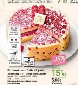 Thiriet Entremets aux fruits offre