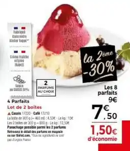 Thiriet 4 Parfaits offre