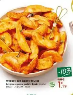 Thiriet Wedges aux epices douces offre