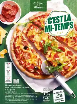 Thiriet Pizzas classiques Pâte cuite au feu de bois 1 à 2 parts offre