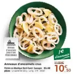 Thiriet Anneaux d'encornets crus offre