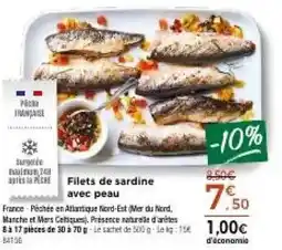 Thiriet Filets de sardine avec peau offre