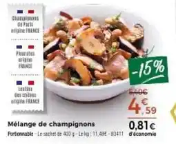 Thiriet Mélange de champignons offre
