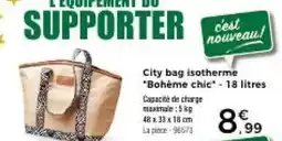 Thiriet City bag isotherme Bohème chic offre