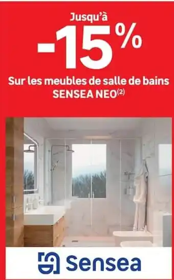 Sur les meubles de salle de bains SENSEA NEO