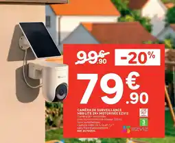Leroy Merlin CAMÉRA DE SURVEILLANCE HB8 LITE 2K+ MOTORISÉE EZVIZ offre
