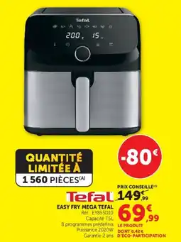 Hyper U EASY FRY MEGA TEFAL offre