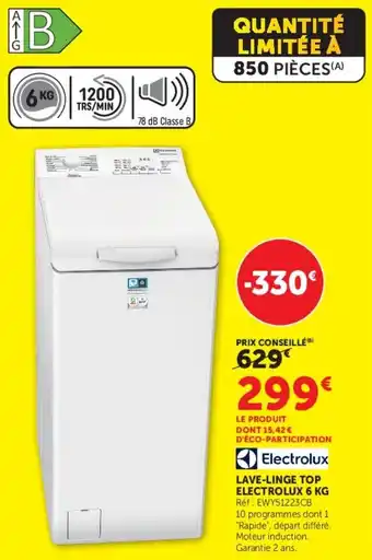 LAVE-LINGE TOP ELECTROLUX