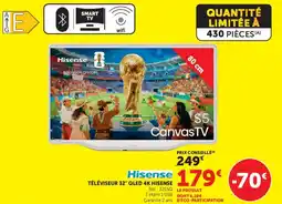 Hyper U TÉLÉVISEUR 32" QLED 4K HISENSE offre