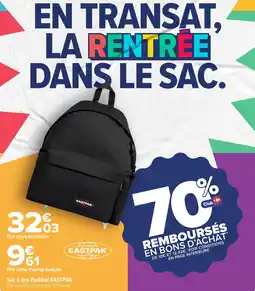 Carrefour Sac à dos Padded EASTPAK offre