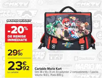 Cartable mario kart