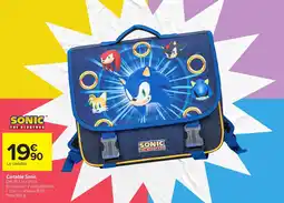 Carrefour Cartable Sonic offre
