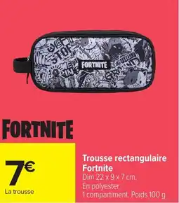 Carrefour Trousse rectangulaire fortnite offre