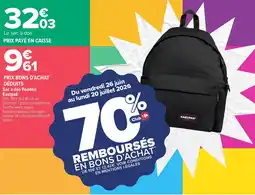 Carrefour Sac à dos padded eastpak offre