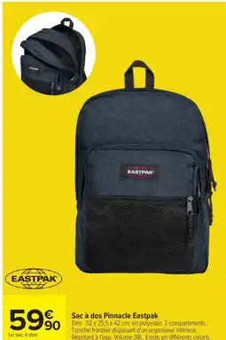 Carrefour Sac à dos pinnacle eastpak offre