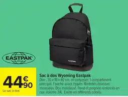 Carrefour Sac à dos wyoming eastpak offre