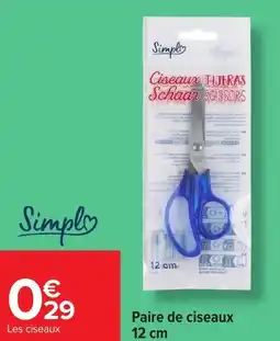 Carrefour Paire de ciseaux offre