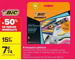 Carrefour 8 marqueurs peinture offre
