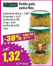 Norma St. antoine - petits pois extra-fins offre