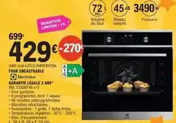 E.Leclerc Electrolux - rechargeable garage requeage offre