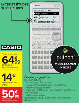 Carrefour Calculatrice graphique offre